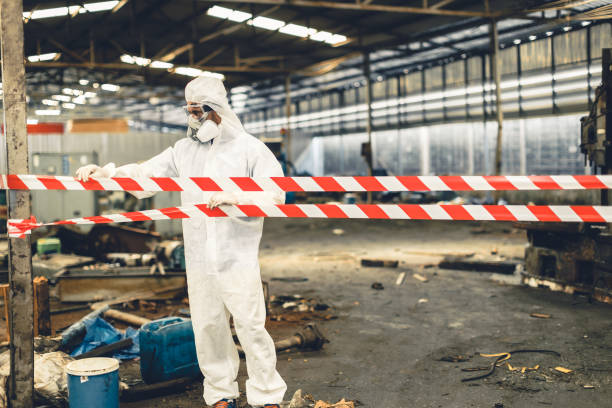 Professional Biohazard technician working in Franklin, NH